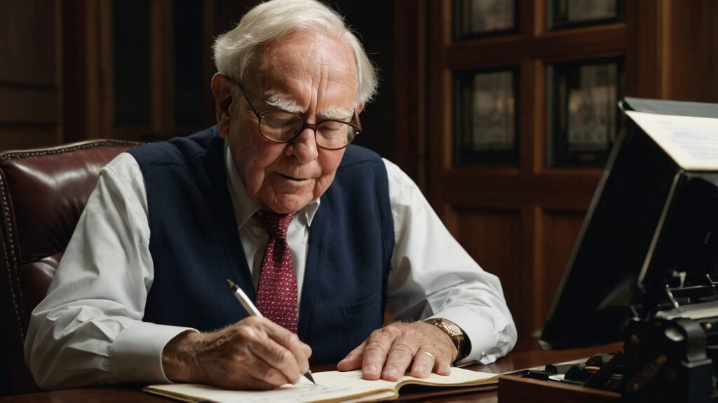 default buffett writing his letterss to shareholders 1