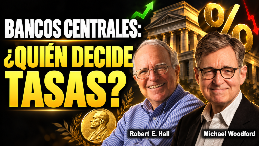 Bancos Centrales y tasa de interés miniatura de youtube con dos nombres